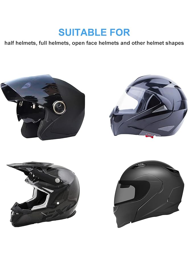 Excefore Motorcycle Helmet Bluetooth Headset, Hifi Stereo Sound,Large Battery,Bluetooth Helmet Speakers With Calls Answer Automatically,Voice Assistant,Ipx7 Waterproof, For Cycling/Skiing/Riding - Image 2