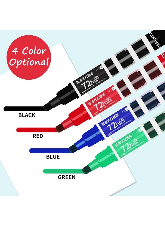VITOLER Dry Erase Markers,4 Assorted Colors Whiteboard Markers,Long Lasting Low Odor White Board Markers For School Office And Home - Image 2
