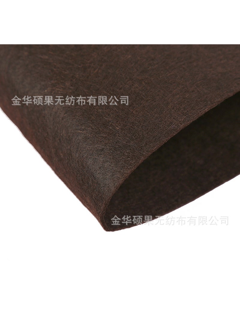 Generic 2MM Thick Colored Felt Fabric for Crafts 1637 Coffee 