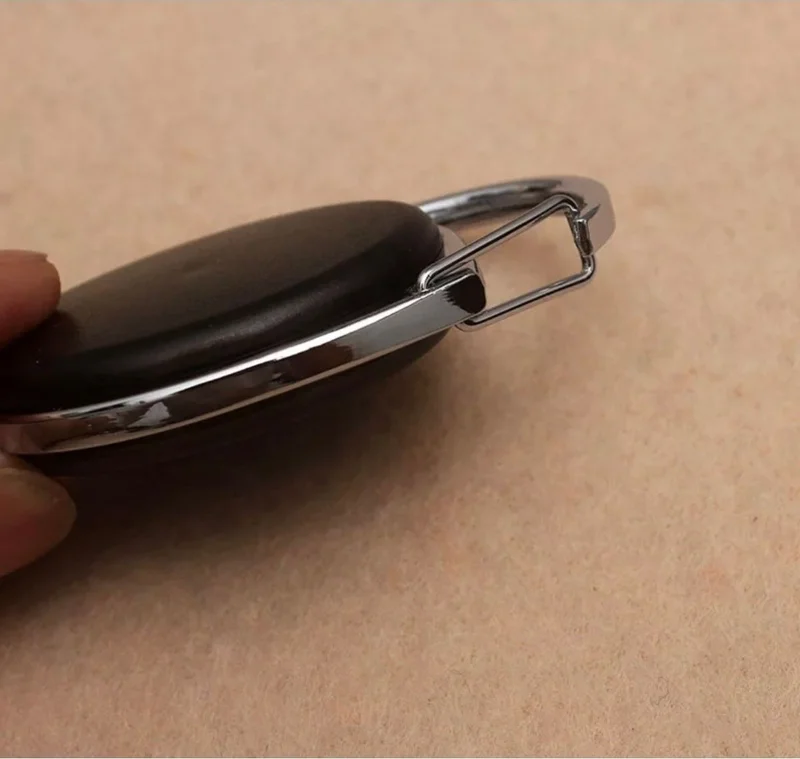 ماريماري Yoyolu Retractable Card Holder and Leather Card Holder Black