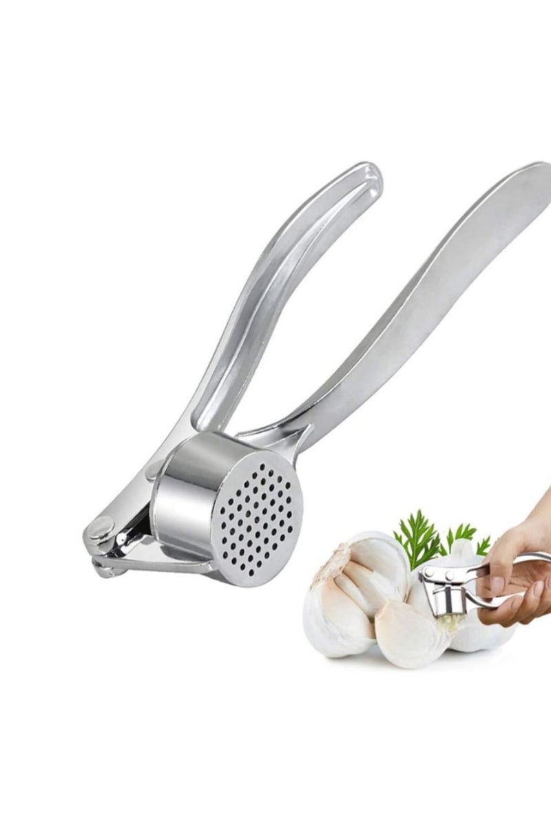 هراسة ثوم ستانلس ستيل يدويّة – مضادة للصدأ - Image 2