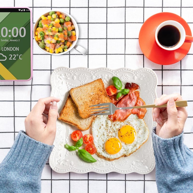 Tebery مجموعة تيبيري من 4 أطباق سيراميك مربعة مزخرفة 10 بوصة أطباق عشاء أنيقة باللون الأبيض العاجي أطباق مقبلات وسلطة وأطباق تقديم أطباق مطبخ لوجبة الإفطار وشاي بعد الظهر وحفلات الزفاف وحفلات الستيك والمعكرونة - Image 4