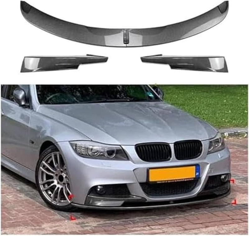 Wivplex Front Bumper Lip Splitter for BMW 3 Series E90 E91 - Image 5