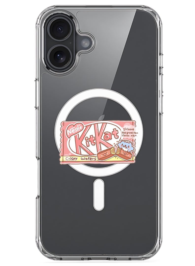 Theodor Magnetic Case for Apple iPhone 17 Compatible with MagSafe Wireless Charging, Shockproof Phone Bumper Cover - KitKat - Image 1