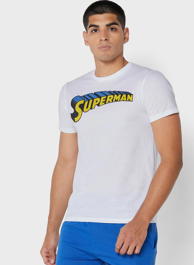 Warner Bros Superman Sustainable Shorts Set