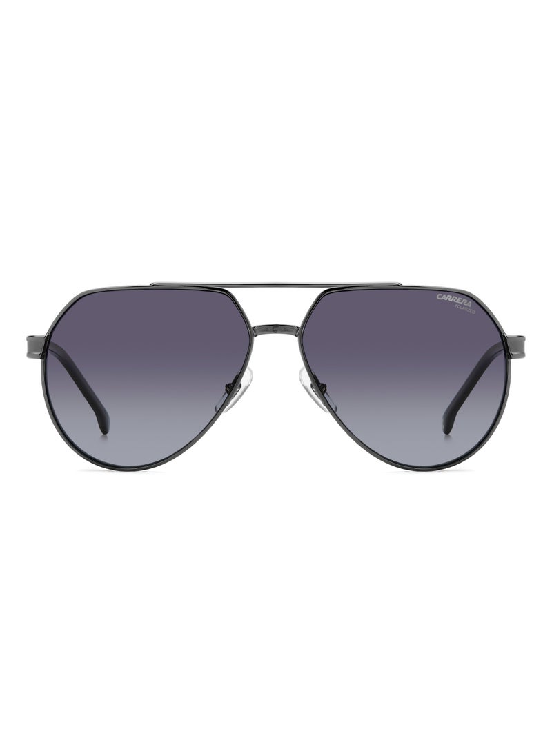 Carrera - نظارة شمسية معدنية مستقطبة للرجال على شكل طيار CARRERA 1067/S GREY 53 - مقاس العدسة: 53.4 مم - Dk Ruthen - Image 1