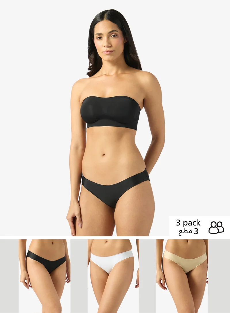 Ella 3 Pack Seamless Hipster