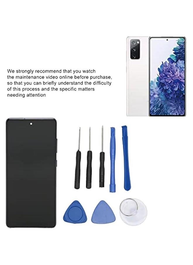 Generic - Phone Screen Replacement Set , 6 . 5 inches LCD Display Digitizer , Touch Screen for ga1axy S20 FE led Display Touch Screen Digitizer Assembly with Frame - Image 1