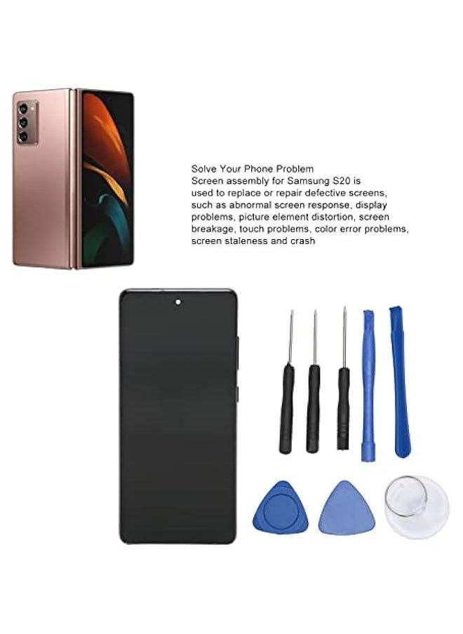 Generic - Phone Screen Replacement Set , 6 . 5 inches LCD Display Digitizer , Touch Screen for ga1axy S20 FE led Display Touch Screen Digitizer Assembly with Frame - Image 1