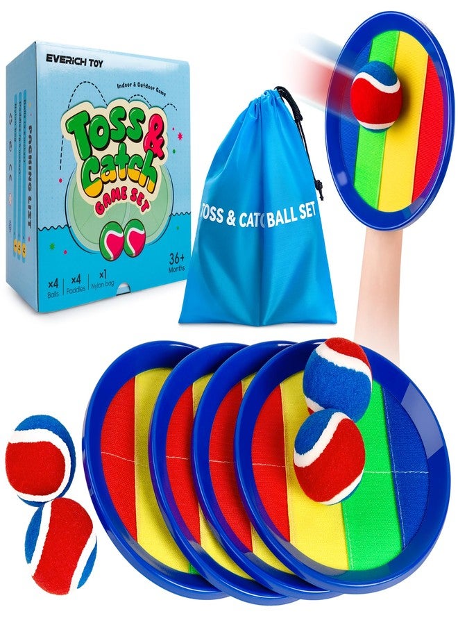 EVERICH TOY Upgraded Toss and Catch Ball Game Set, Outdoor Games for Kids Toys, Stocking Stuffers for Family Games, Beach Pool Yard Christmas Toys Birthday Gifts for Boys Girls 3 4 5 6 7 8-12 Year Old - Image 1