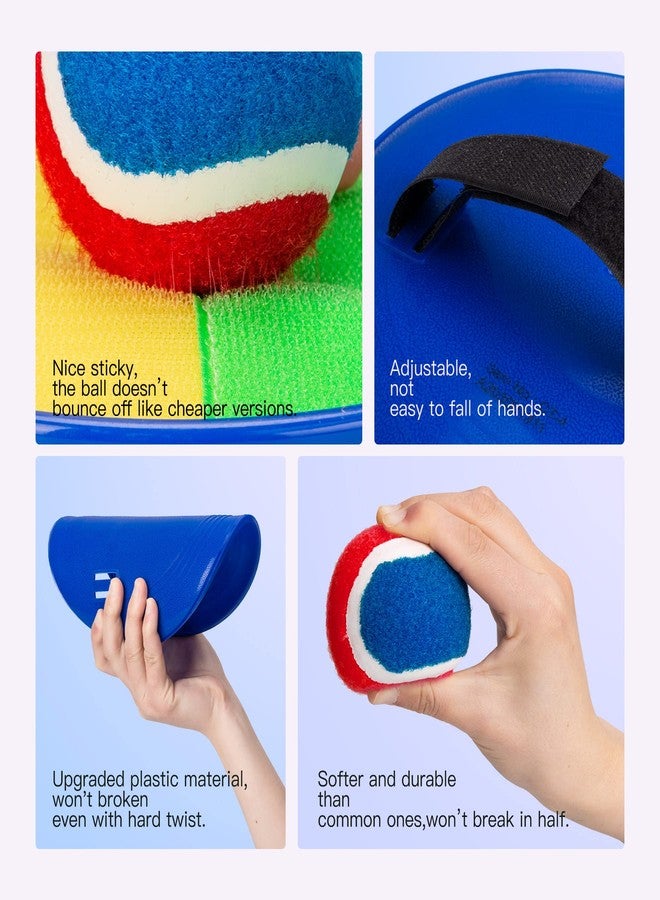 EVERICH TOY Upgraded Toss and Catch Ball Game Set, Outdoor Games for Kids Toys, Stocking Stuffers for Family Games, Beach Pool Yard Christmas Toys Birthday Gifts for Boys Girls 3 4 5 6 7 8-12 Year Old - Image 4