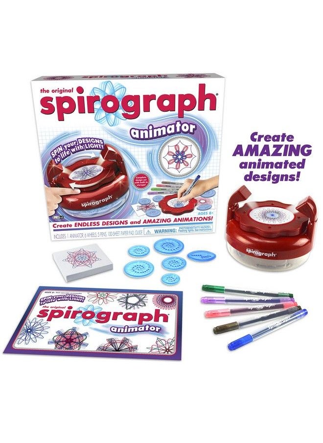 Spirograph - Animator The Classic Craft And Activity To Make And Bring Countless Amazing Designs To Life For Ages 8+ - Image 1