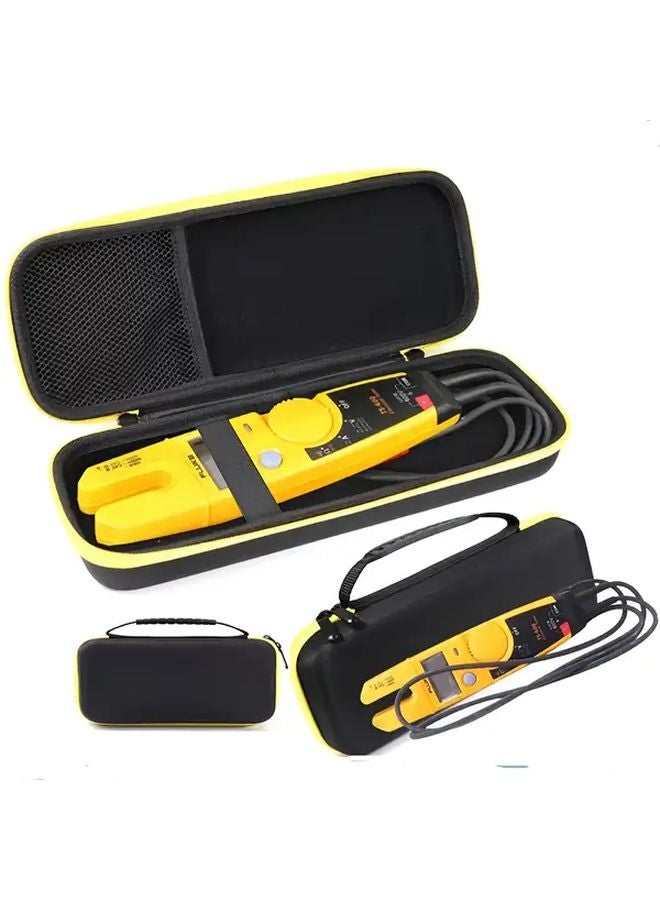 Fluke Compatible Multimeter Clamp Meter Kit Yellow Zipper Case T5 T6 Models - Image 2