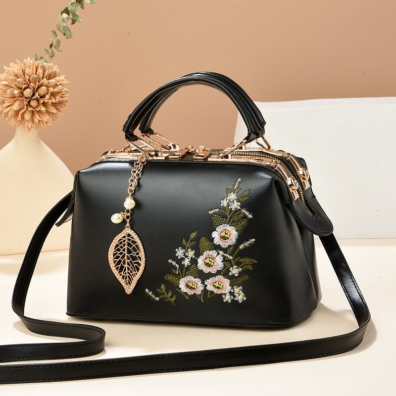 Selling Large-Capacity Handbag Bag National Style Flower Shoulder Bag Quality Women'S Bag Export Bag - Image 2