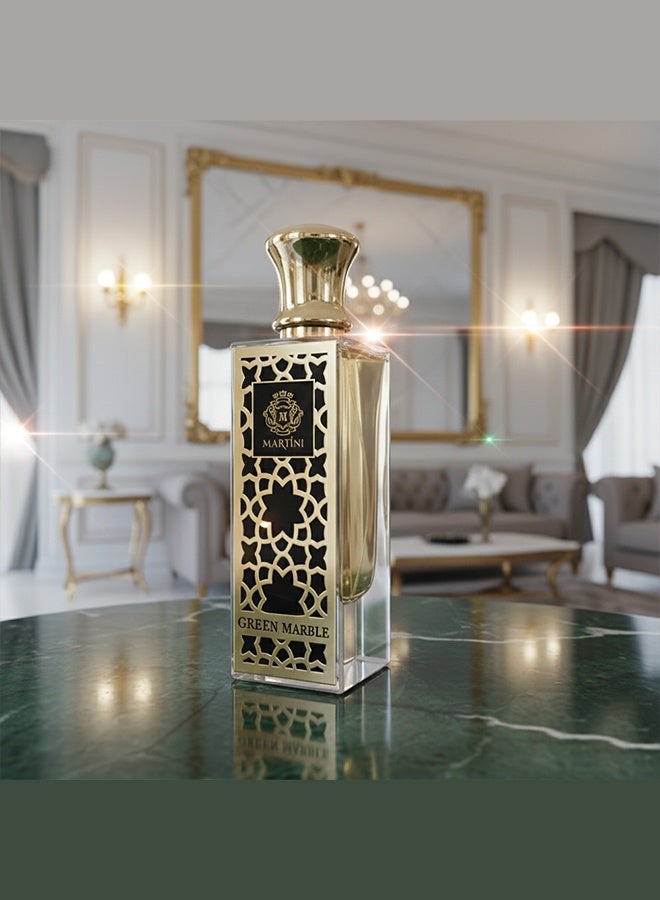MARTINI Green Marble Special Edition Eau de Parfum Unisex Long Lasting Fresh Citrus Woody Aromatic Perfume Exclusive Limited Edition Fragrance 75ml - Image 5