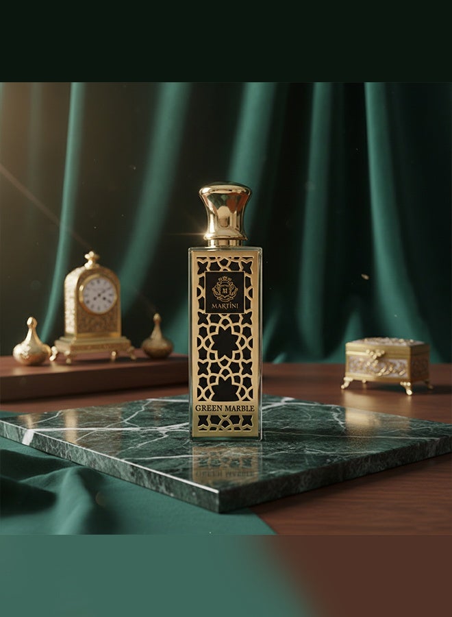 MARTINI Green Marble Special Edition Eau de Parfum Unisex Long Lasting Fresh Citrus Woody Aromatic Perfume Exclusive Limited Edition Fragrance 75ml - Image 4