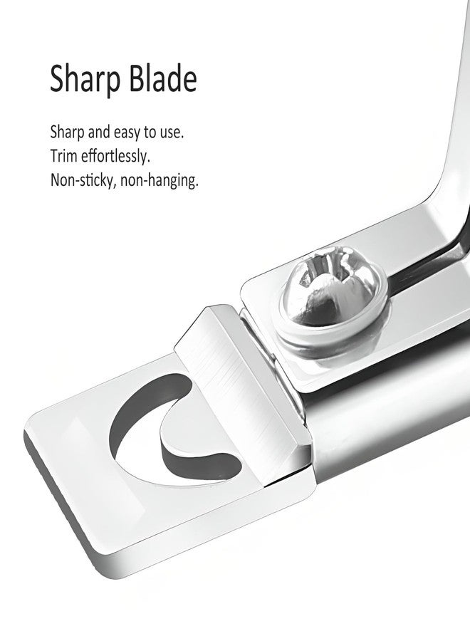 Kootinn 2-Pack Professional Acrylic Nail Clippers Durable Stainless Steel, Titanium-Coated for Manicure & Pedicure, Versatile for All Nail Types, Ideal Gift for Nail Art Enthusiasts (Black & Silver) - Image 4