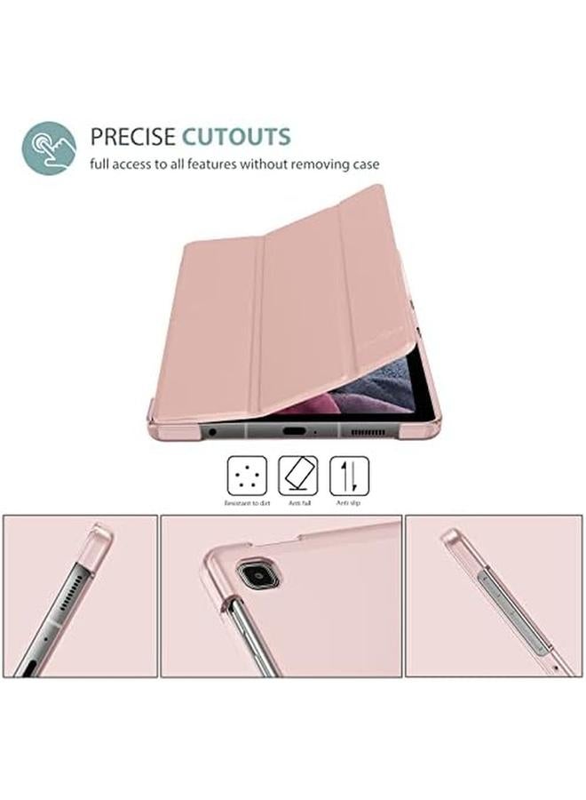Procases Galaxy Tab A7 Lite Case 8.7 Inch Sm T220 Sm T225 Sm T227 Protective Stand Case Hard Shell Cover For 8.7 Inch Samsung Tab A7 Lite Tablet 2021 Rosegold - Image 3