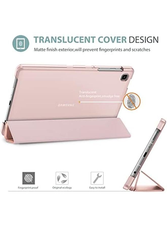 Procases Galaxy Tab A7 Lite Case 8.7 Inch Sm T220 Sm T225 Sm T227 Protective Stand Case Hard Shell Cover For 8.7 Inch Samsung Tab A7 Lite Tablet 2021 Rosegold - Image 4