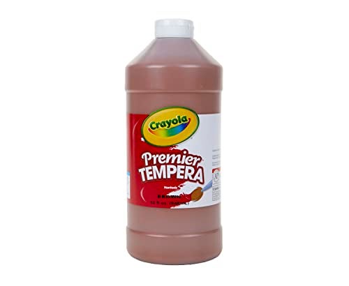 Crayola Tempera Paint, Brown Kids Paint, 32oz, Quart (54-1232-007) - Image 1