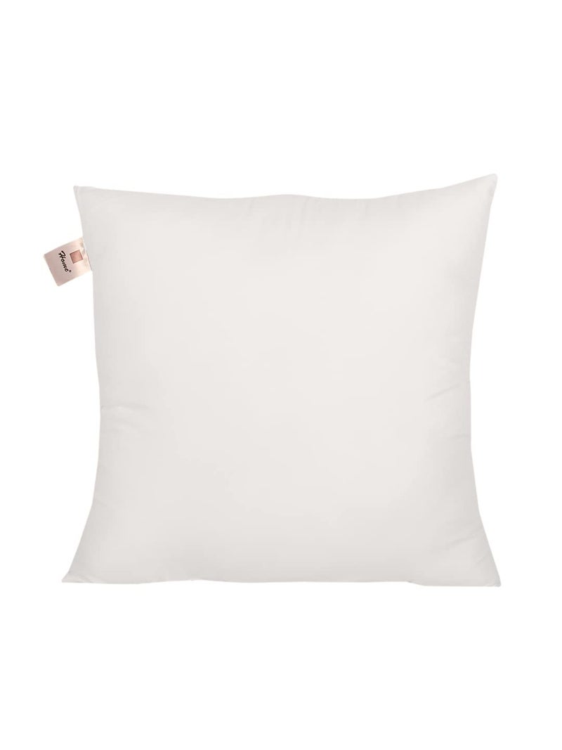 Home-The Best is for You Micro Fiber Cushion Insert Extra Soft, White (Pack of 1, 24x24 Inch) - Image 1