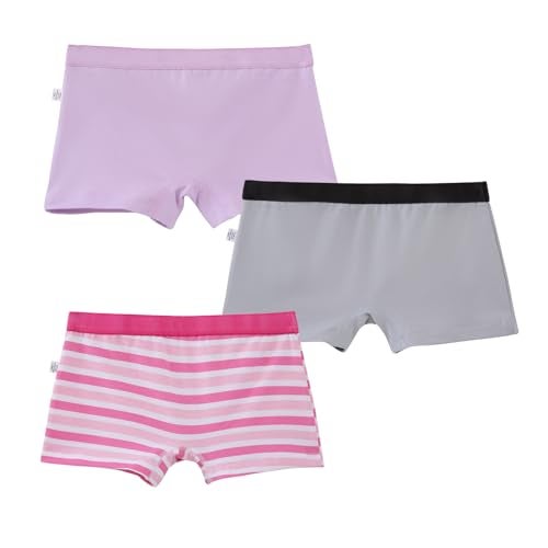 YouGotPlanB Cotton Trunks for Girls | Ages 4-16 | Stretchable Trunks for Kids | Snug-Fit | Perfect for Active Girls - Image 3