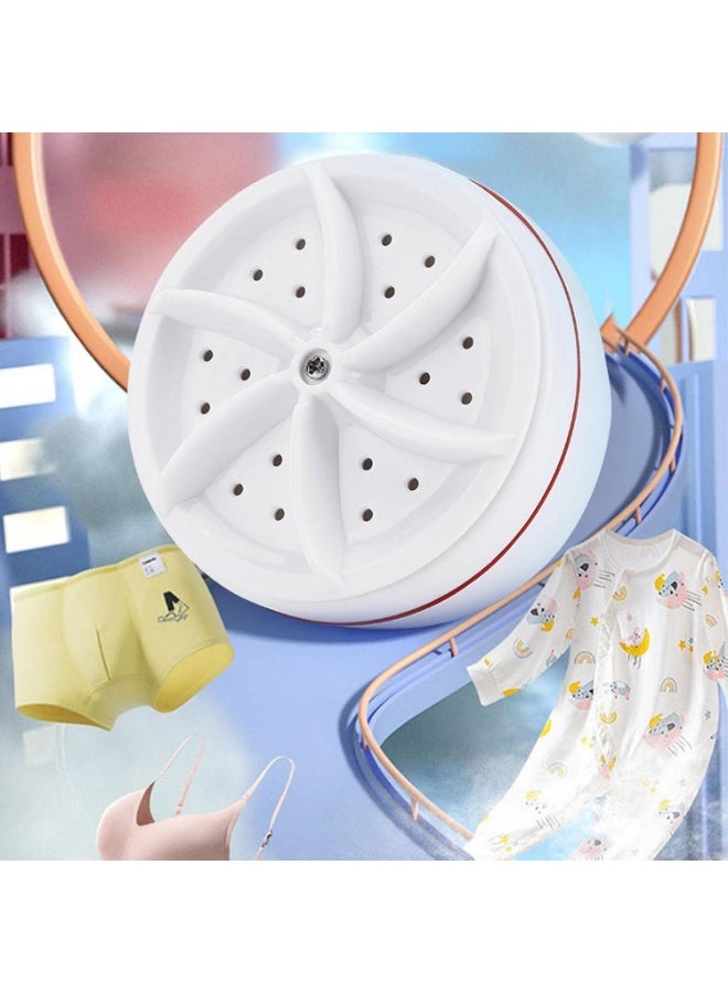 Mini Washing Machine – Portable Ultrasonic Washer, Turbo Cleaner for Personal Use – Ideal for Underwear and Socks – USB Powered with Suction Cups – Perfect for Camping, Home, Travel, Apartments, and Dorms - Image 1