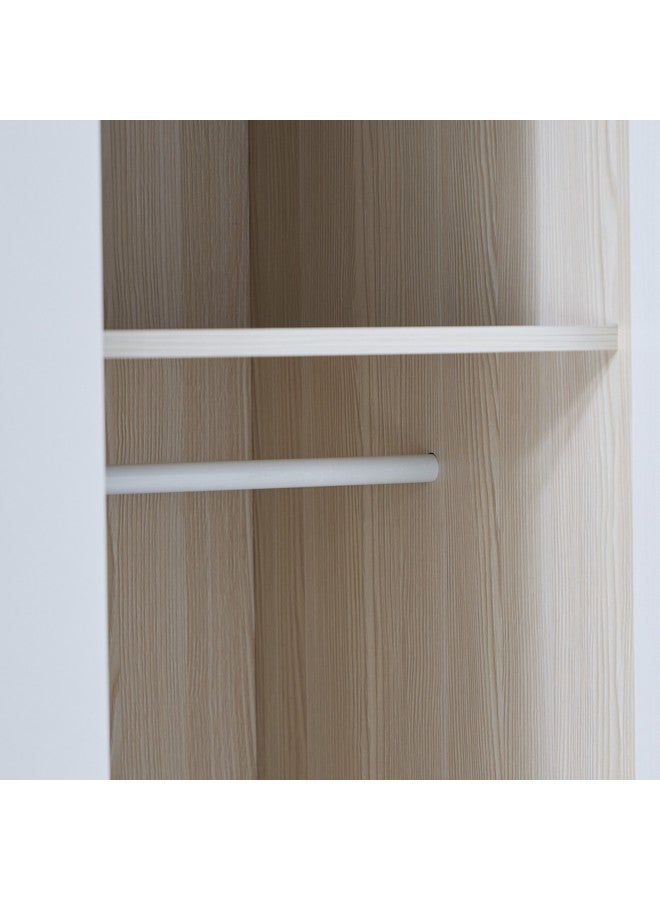 Home Box Skye 4-Door Wardrobe with Open Shelves 55 x 200 x 117 cm - Image 4