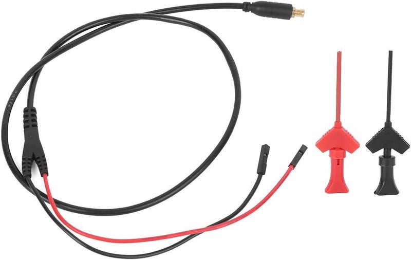 Test Cable Oscilloscopes, RG174 Test Cable Jumper Wire Connector with 2mm Testing Hook Opening, Jumper Wire Oscilloscope Kit - Image 1
