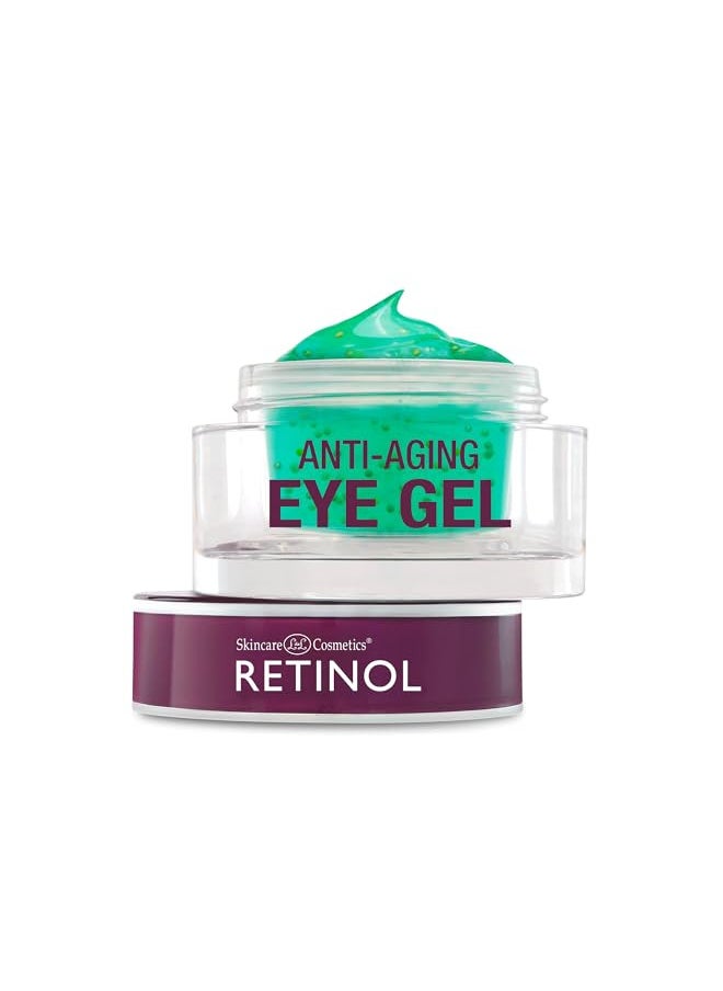 RETINOL Retinol Vitamin A Eye Gel - Anti-Aging, Reduces Puffiness & Dark Circles, Restores Elasticity, 15ml  - Image 1