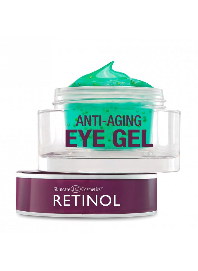 RETINOL Retinol Vitamin A Eye Gel - Anti-Aging, Reduces Puffiness & Dark Circles, Restores Elasticity, 15ml  - Image 2