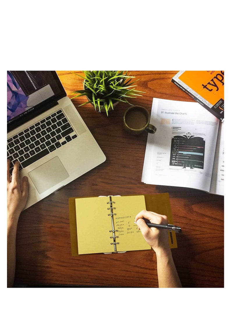 Vintage A6 Travelers Notebook Diary, Soft PU Leather Cover, Refillable s, Stationery Gift with Blank s and Retro Pendants, 80 s (Deep Blue) - Image 2