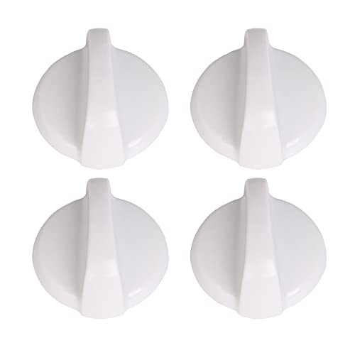 Walmine 4 Pack WB03T10282 Stove Range Top Burner Knob Replacement for GE,Repalces AP4345833,PS2321074,1461063 - Image 1
