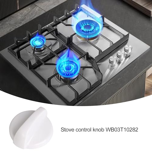 Walmine 4 Pack WB03T10282 Stove Range Top Burner Knob Replacement for GE,Repalces AP4345833,PS2321074,1461063 - Image 5