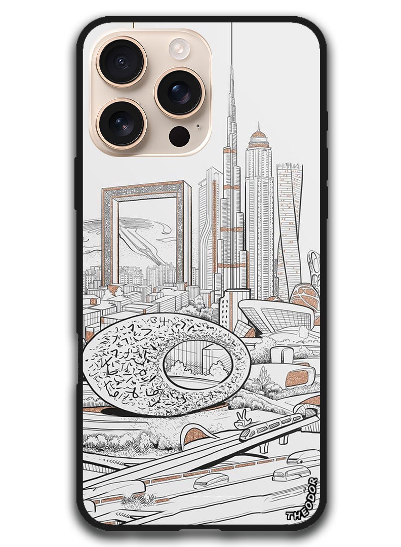 Theodor Protective Case Anti Scratch Shock Proof Bumper Cover For iPhone 16 Pro (6.3)-inch I'm original - Image 1