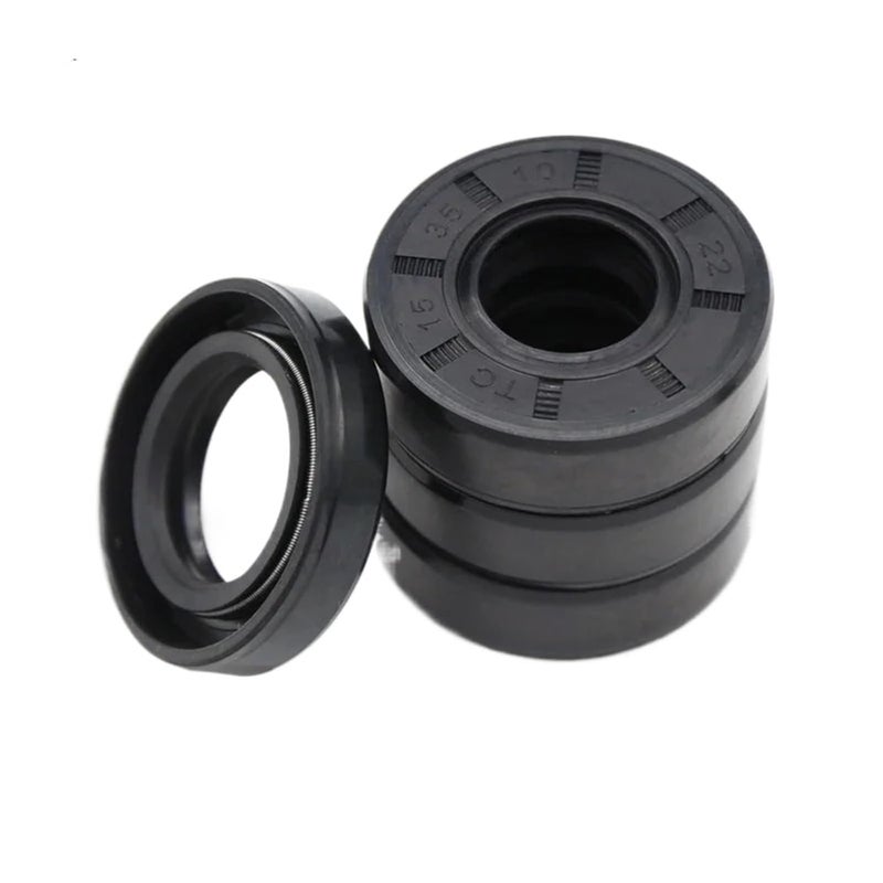 Nitrile Rubber Double Lip Oil Seal 14x25x7mm 10pcs Shaft Seal - Image 1