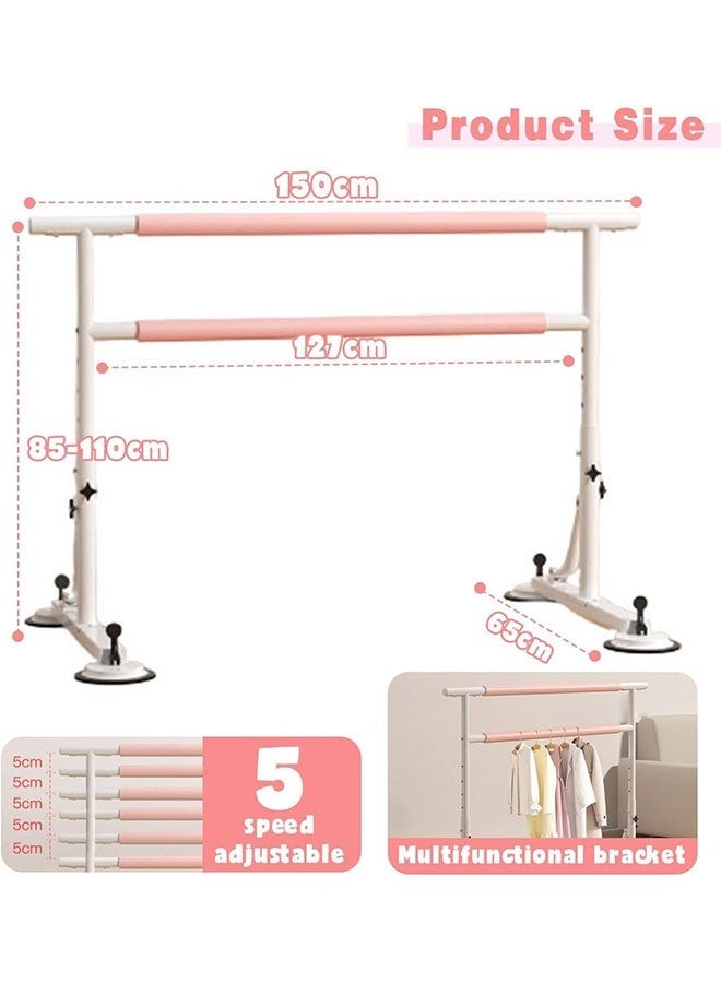 ماكس سترينث قضيب باليه قائم بذاته وقابل للتعديل للياقة البدنية والتمدد في المنزل (1.5 متر) - Image 5