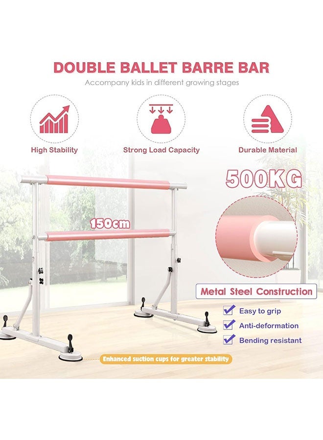 ماكس سترينث قضيب باليه قائم بذاته وقابل للتعديل للياقة البدنية والتمدد في المنزل (1.5 متر) - Image 2
