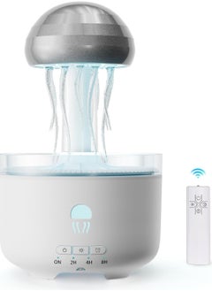 LIXES 300ML Essential Oil Diffuser with Remote Control and Timer and Auto-Off Switch 7 LED Color Light Cool Mist Humidifier and Aromatherapy Diffuser for Home Office Room,Yoga (Silvery)  - Image 1