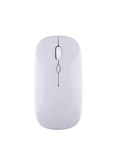 For Samsung TabS9FE11 Inch 2023 Protective Cover Wonderful Control Magnetic Suction Colorful Backlit Bluetooth Keyboard Soft Shell-Color:White-Rechargeable Bluetooth Mouse-Product Type:Samsung A7 T500/T505 10.4 Inch