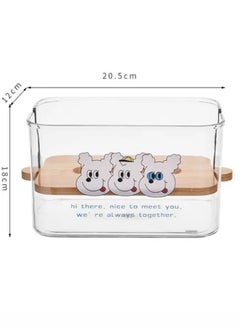 Generic Transparent Tissue Storage Box Living Room Paper Towel Holder  - Image 2