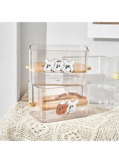 Generic Transparent Tissue Storage Box Living Room Paper Towel Holder  - Image 4