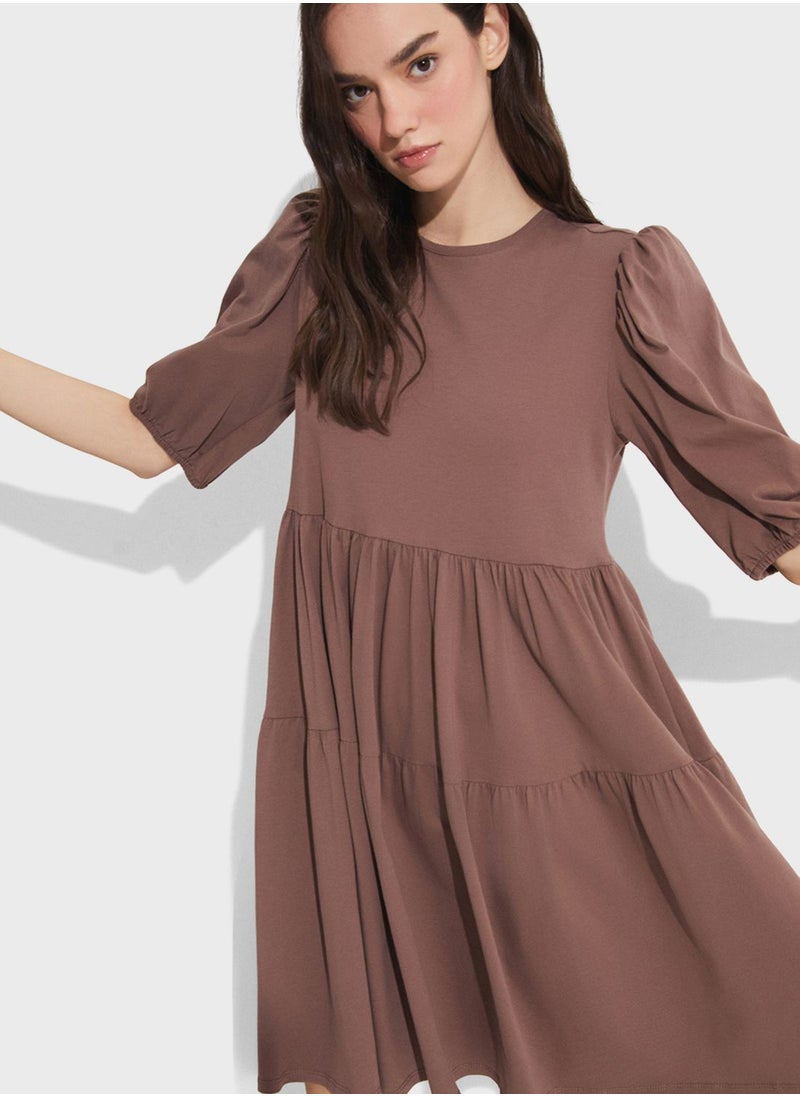 Puff Sleeve Tiered Dress - pzsku/Z621A368B12F189961620Z/45/_/1719951281/e1ec4c87-3532-447b-bf0b-e4cb3c45b5a7