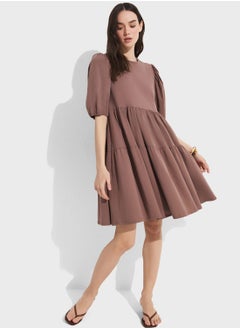 Puff Sleeve Tiered Dress - pzsku/Z621A368B12F189961620Z/45/_/1719951283/10a3b7c0-edfa-4f08-b41a-ca6de061c054