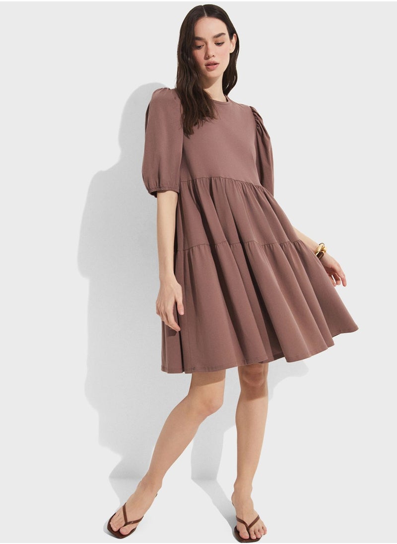 Puff Sleeve Tiered Dress - pzsku/Z621A368B12F189961620Z/45/_/1719951283/10a3b7c0-edfa-4f08-b41a-ca6de061c054