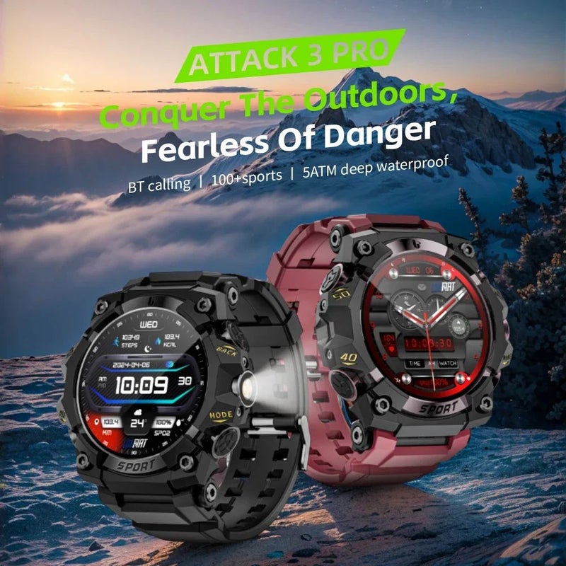 لقمات ساعة ذكية LOKMAT ATTACK 3 PRO - Image 2