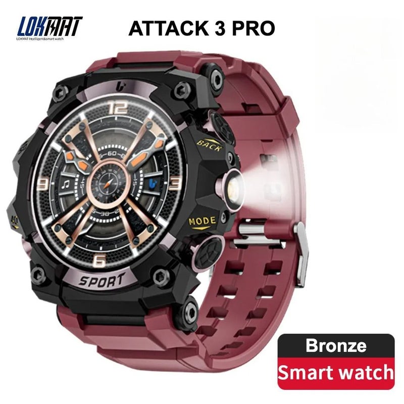 لقمات ساعة ذكية LOKMAT ATTACK 3 PRO - Image 1