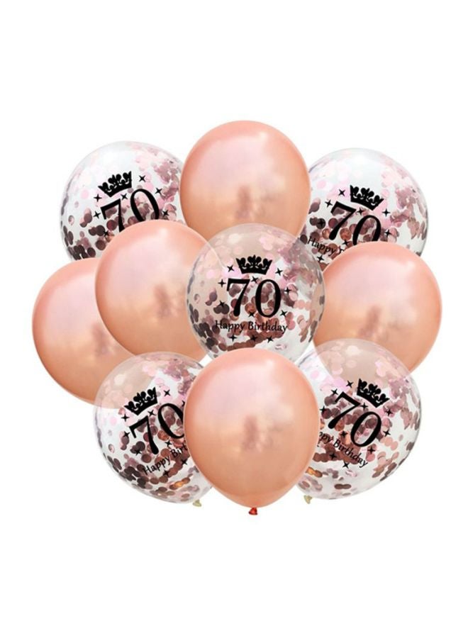 Sharpdo 10-Piece Birthday Party Balloons Set 12inch