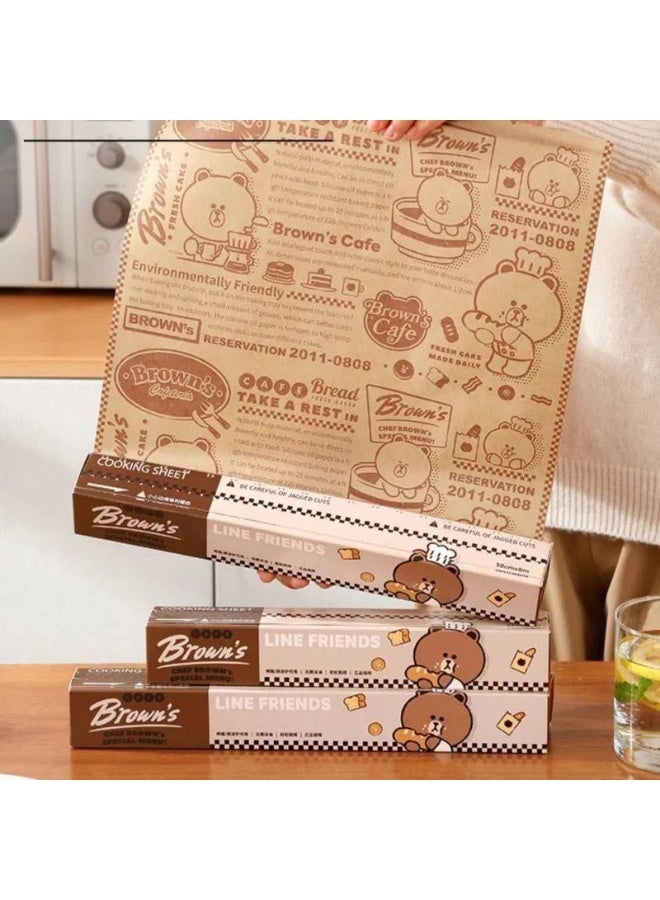 Healthy parchment paper, an alternative to traditional use for serving food and sandwiches - it absorbs oils and liquids quickly. - Image 5