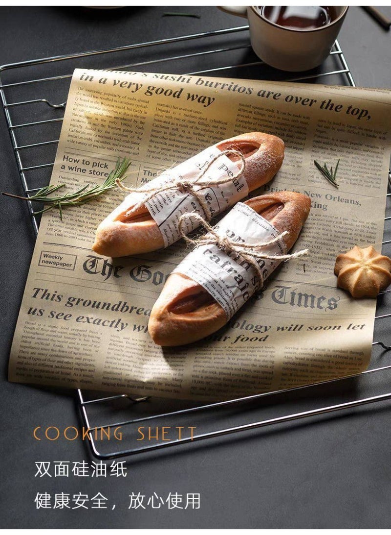 Healthy parchment paper, an alternative to traditional use for serving food and sandwiches - it absorbs oils and liquids quickly. - Image 2